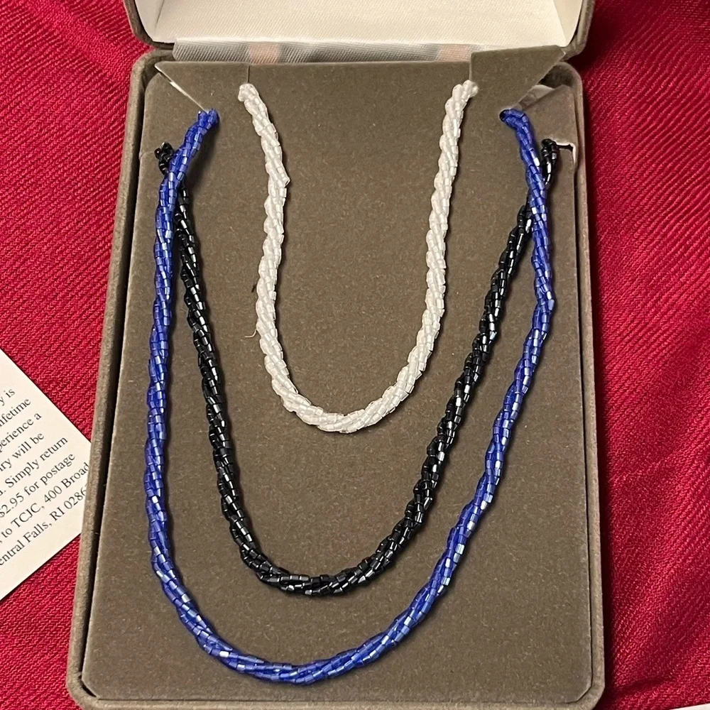 NOLAN MILLER BUGLE BEAD NECKLACES - Picture 2 of 4